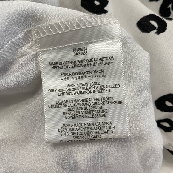 NWT BCBGeneration White and Black Leopard Print Mini Dress - Picture 5 of 8